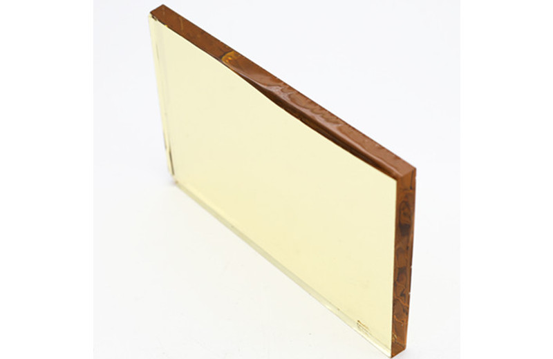 Verre Float Jaune Doré 8mm