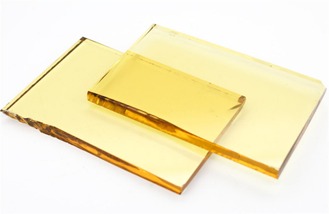 Verre Float Jaune Doré 8mm