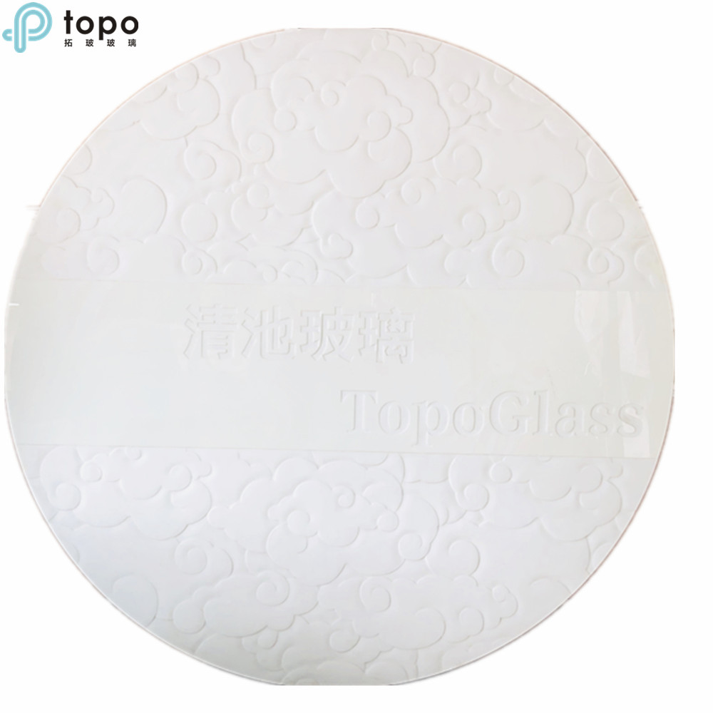 Feuilles de verre de jade blanc entier pour la construction