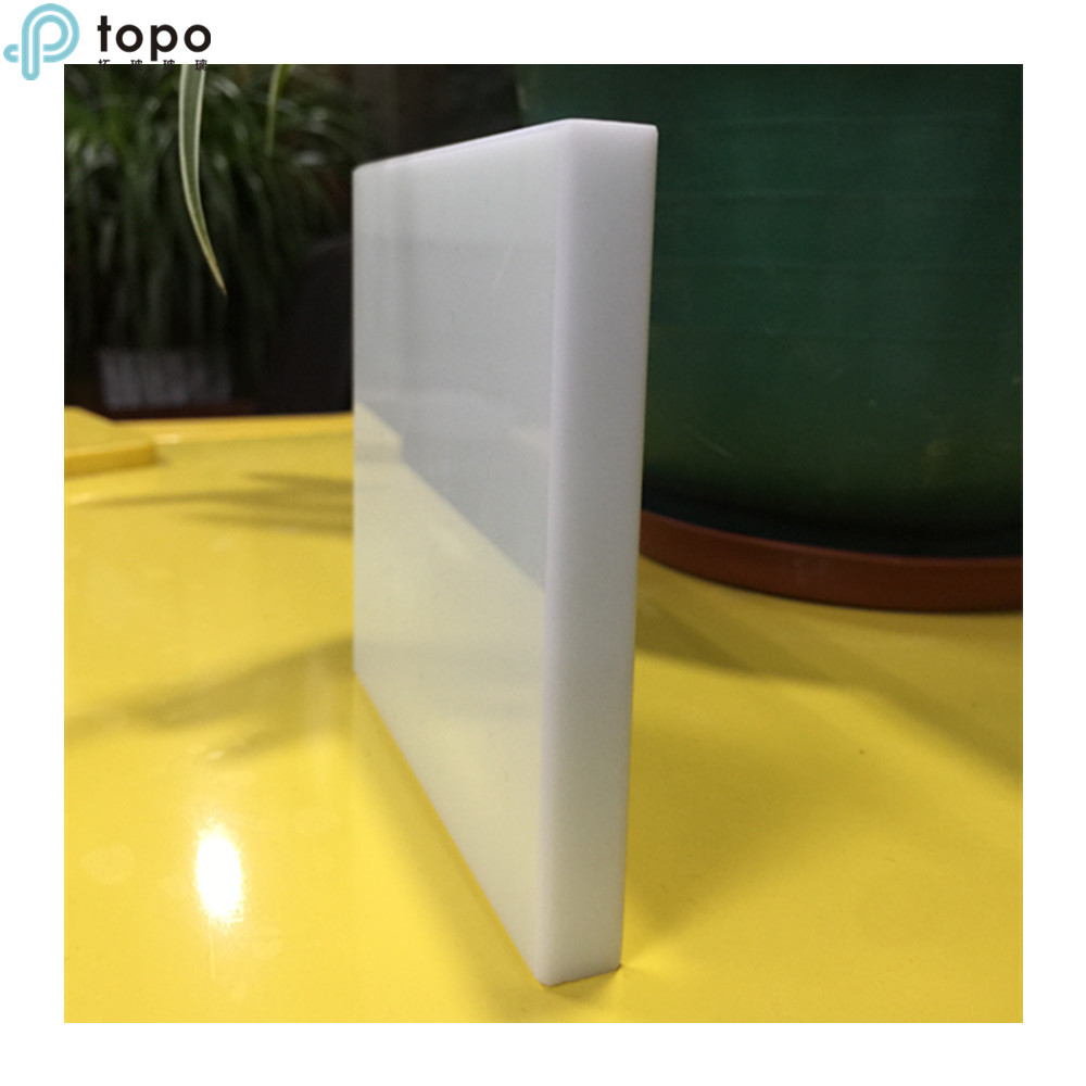 Feuilles de verre de jade blanc entier pour la construction