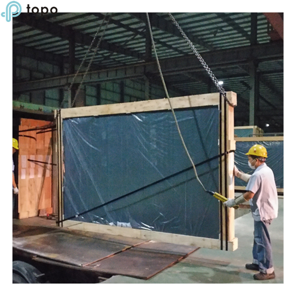 Feuilles de verre flotté teinté gris foncé Chine