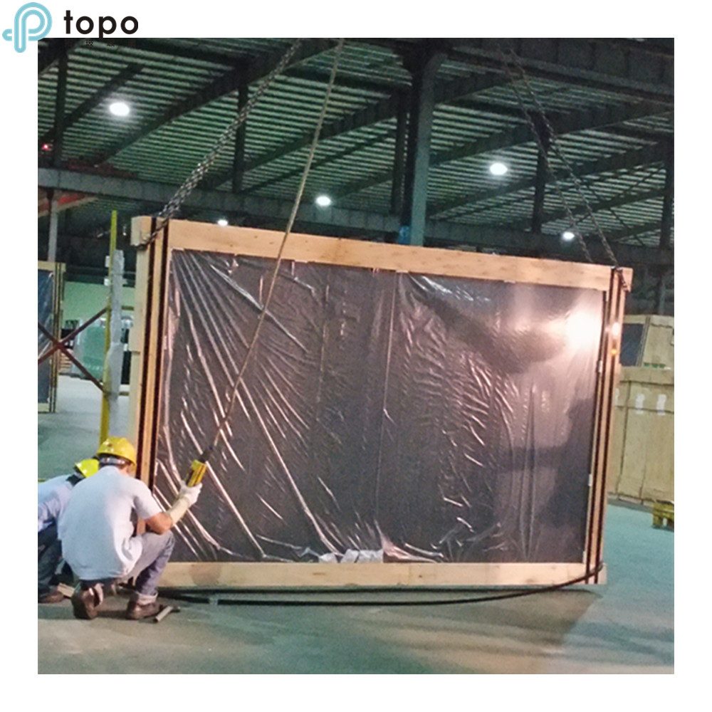 Feuilles de verre flotté teinté gris foncé Chine