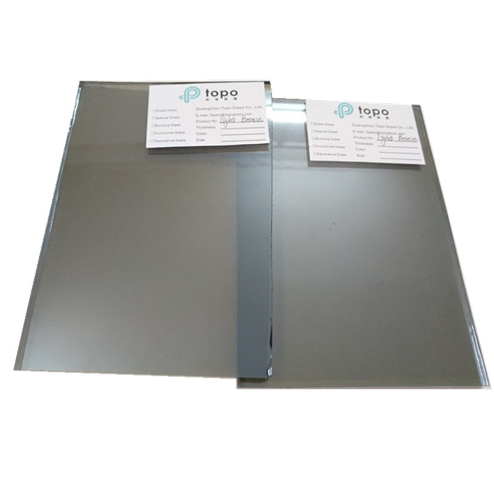 4mm 5mm 6mm 8mm 10mm 12mm Verre réfléchissant recouvert de bronze européen