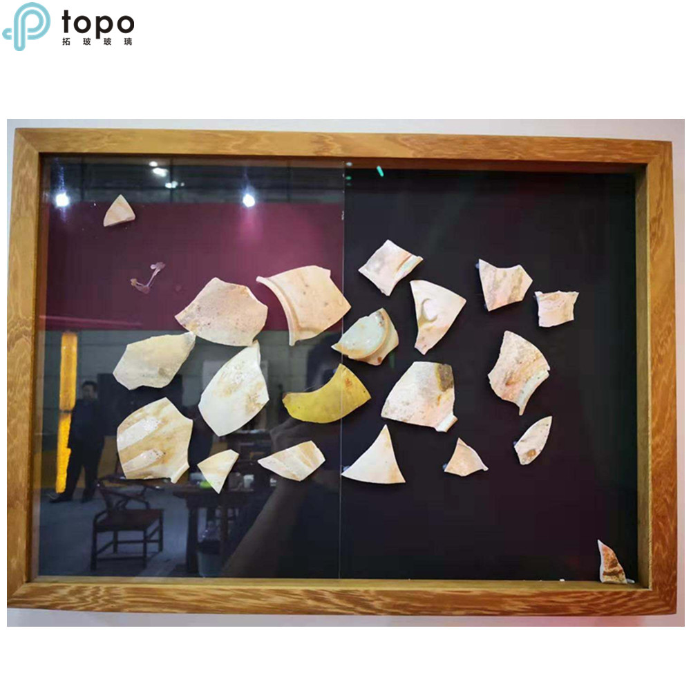 Verre antireflet à faible teneur en fer AR pour le verre de musée