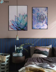 Haute qualité cinq ensembles plantes vertes Tenture murale Art Image peinture à Guangzhou