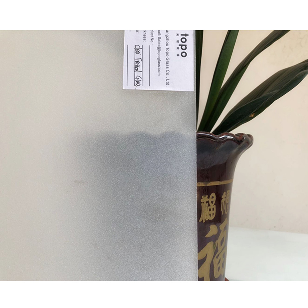 Verre dépoli à l'acide pour portes et fenêtres