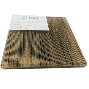 Verre de fil laminé chinois