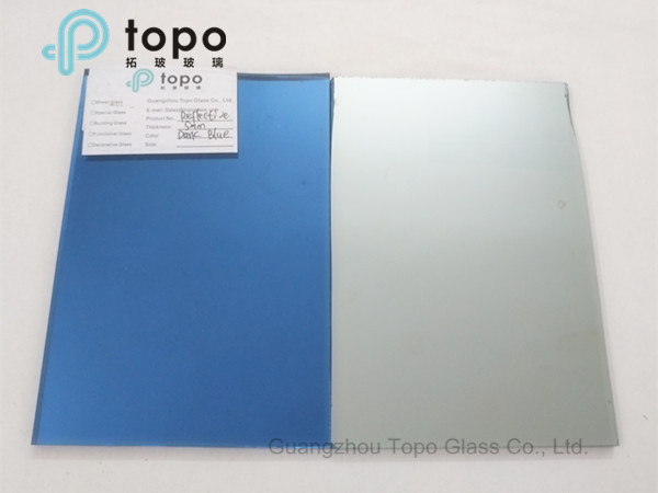 Dark Blue Reflective Glass 2