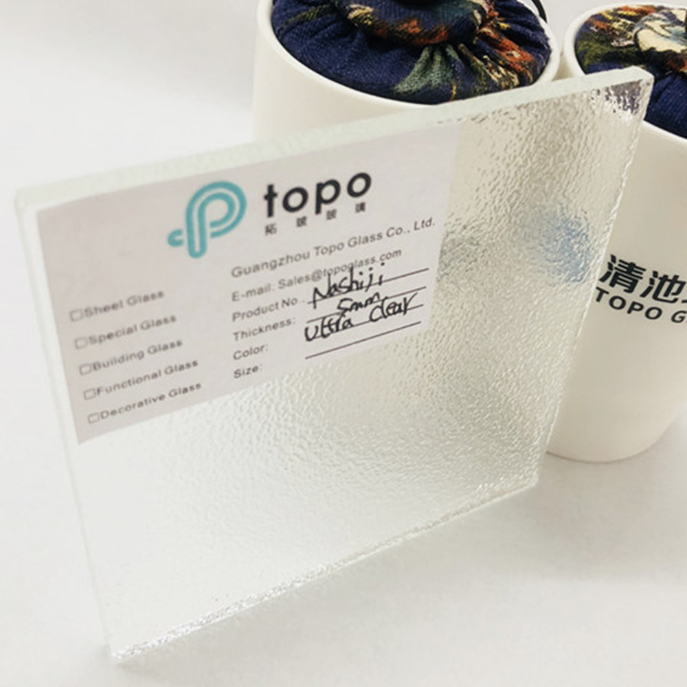 Verre transparent à motif Nashiji de 3 mm 4 mm 5 mm