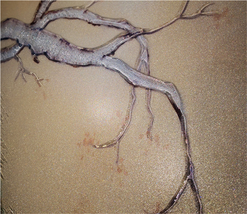 Peinture de paon en verre ultra clair teinté de paons thermofusibles trempés