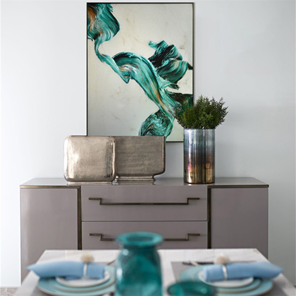 Peinture sur verre ultra claire à faible teneur en fer de couleur de ressort de fonte chaude