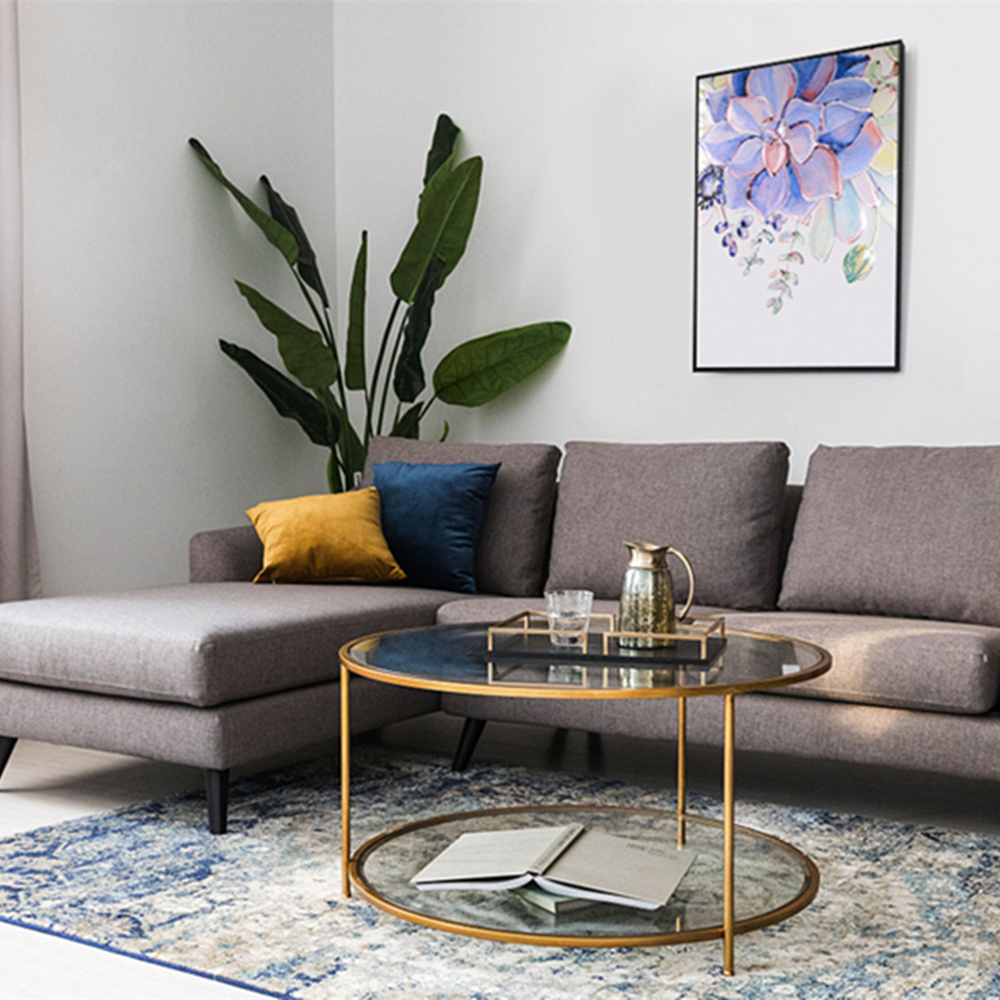 Art mural suspendu moderne décor coloré plante succulente Loft peinture sur verre