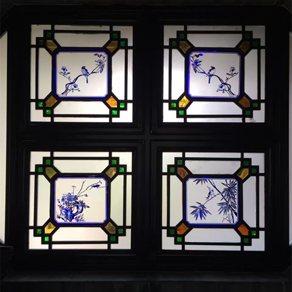 Verre décoratif de fenêtre de 400 mm x 500 mm