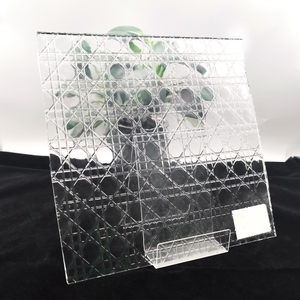 Verre texturé ultra clair à motif Dior