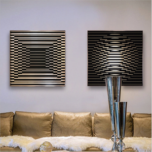 Fond Mur Décor Suspendu Peintures Sur Verre