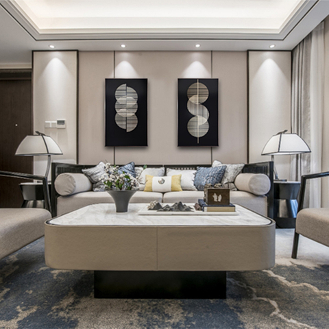 Peinture décorative sur verre pour la décoration de la maison et de l'hôtel