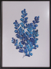 Vente en gros Nordic Nouveau Design Plantes Vertes Fleur Tenture Murale En Verre Décor Peinture