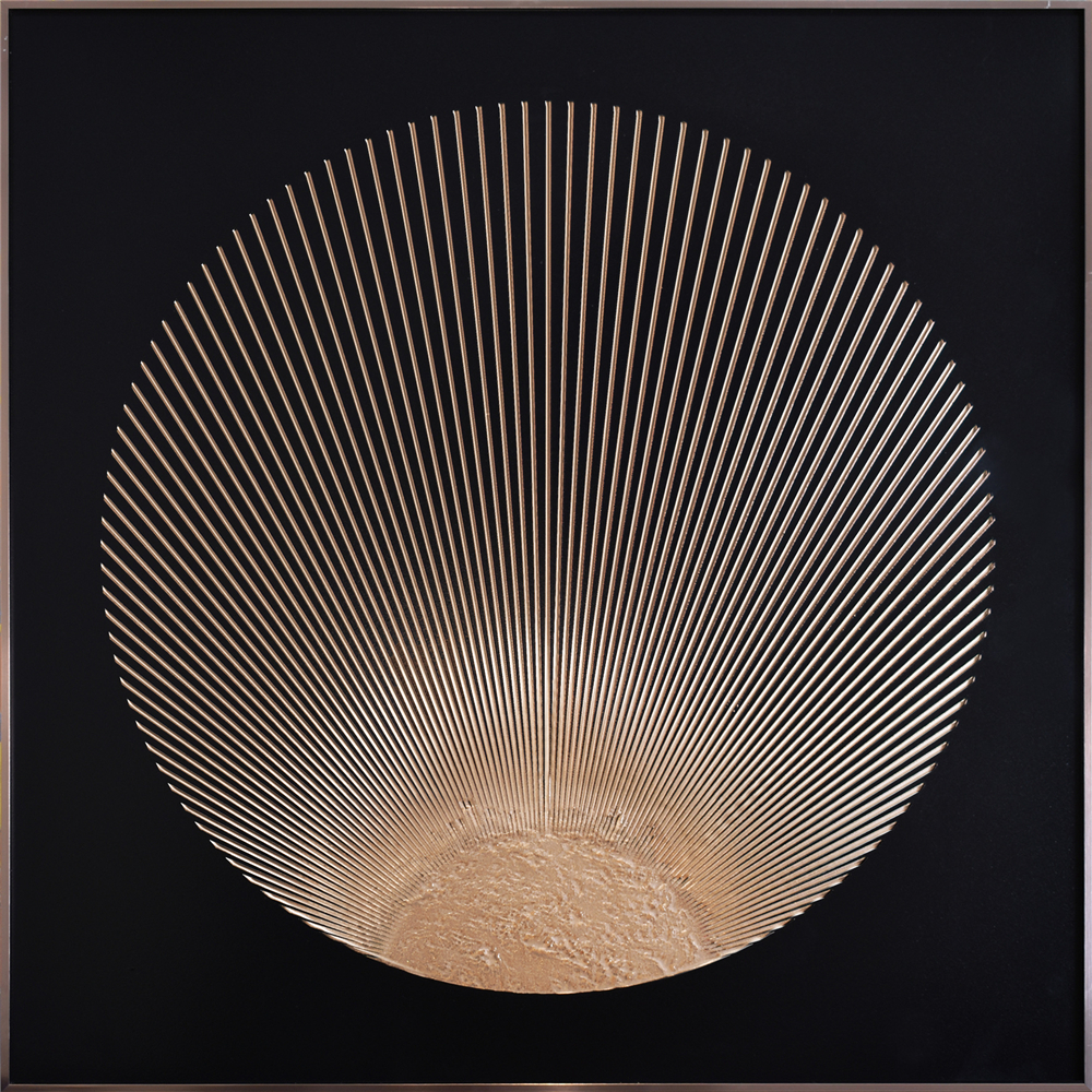 Fabricants de peinture sur verre d'art décoratif de style simple abstrait à Guangzhou