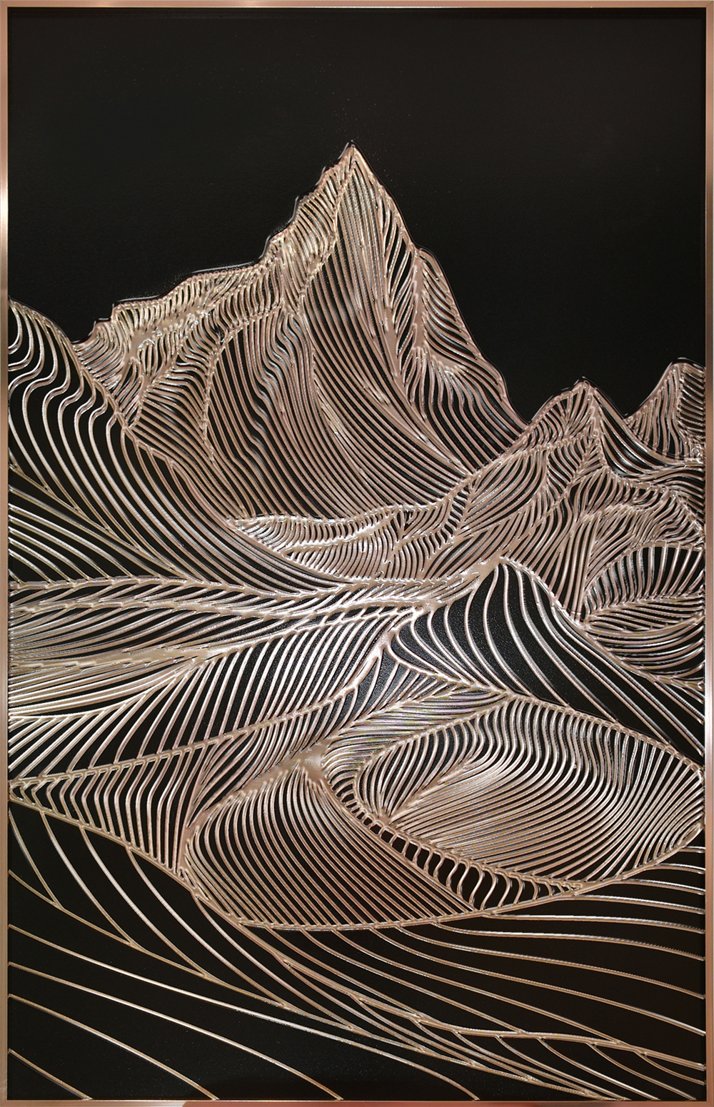 L'effet acrylique 3D nettoie facilement la peinture sur verre de photos décoratives d'art pour le décor de mur