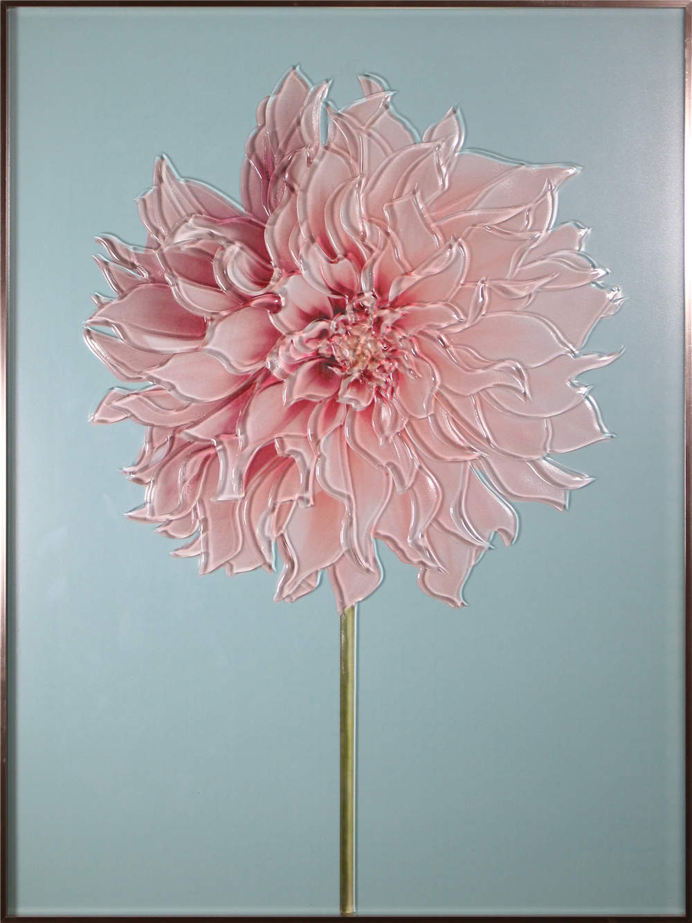Commerce de gros H800mm * 600mm Art de style nordique Tenture murale Peinture de fleurs roses