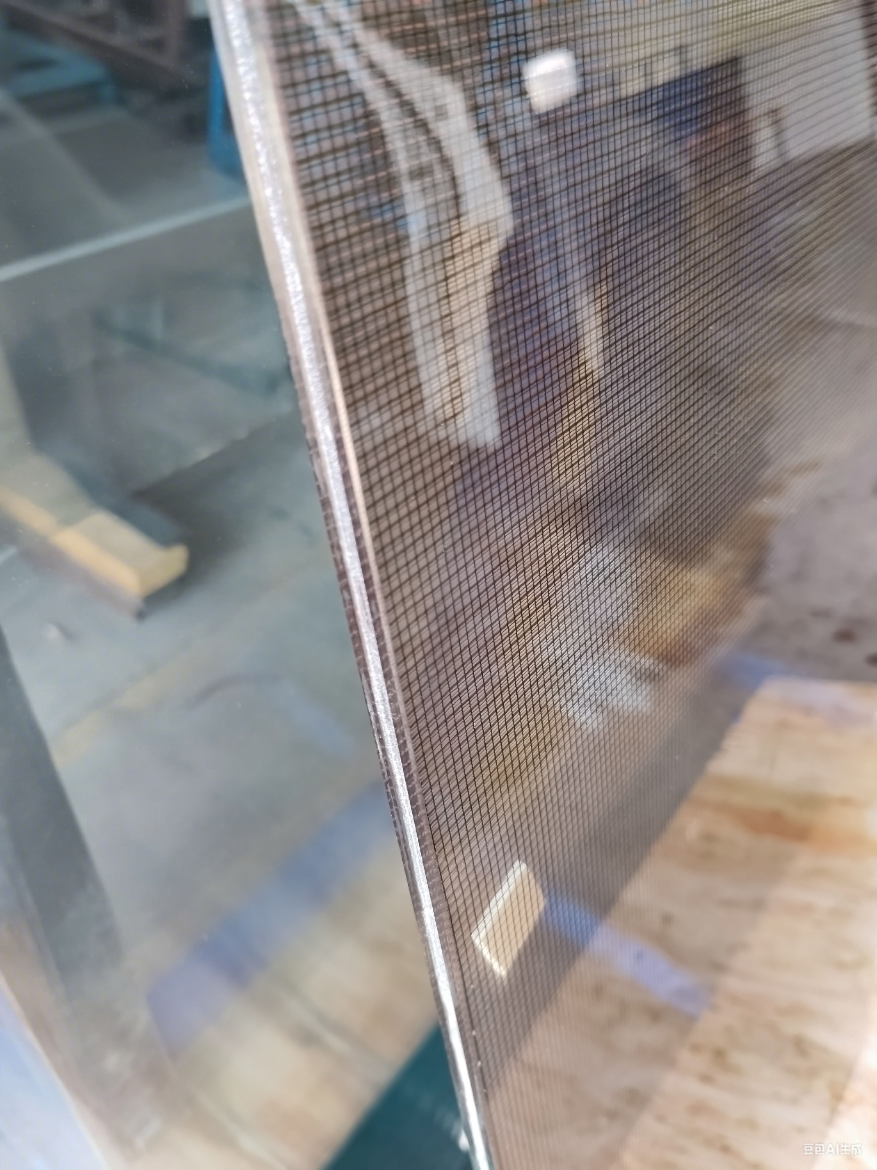 Verre feuillet&eacute; intercalaire en soie (3)