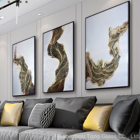 Peinture sur verre de mur d'hôtel de Picutre d'art décoratif moderne à vendre