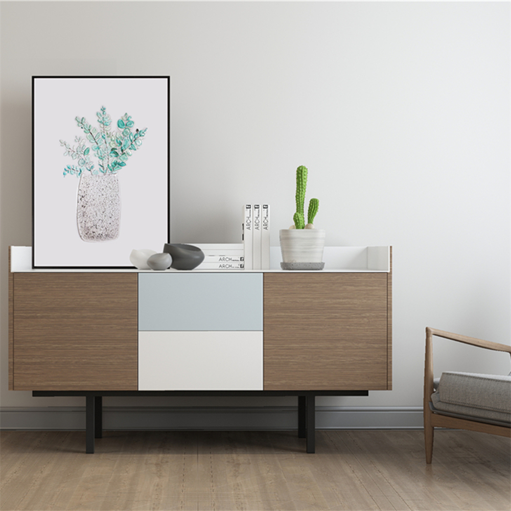 Peinture décorative en verre de fusion de tenture murale de feuille verte d'art de petite taille