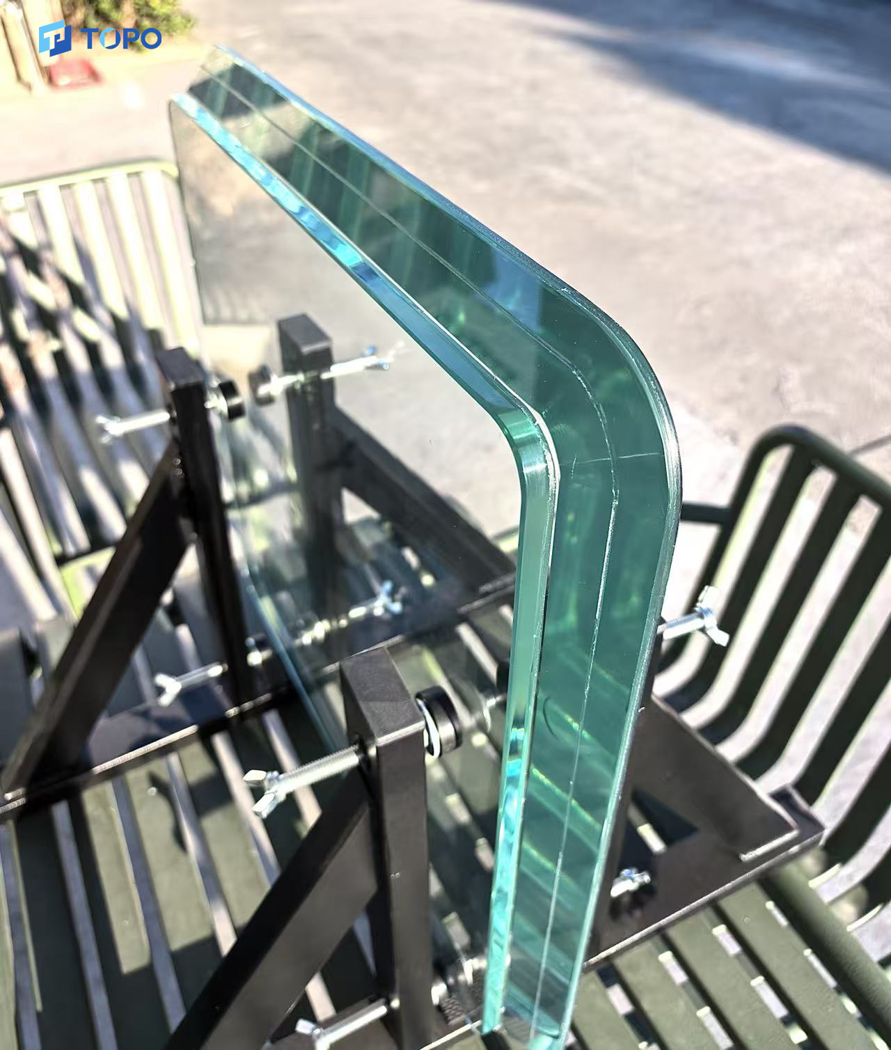 Verre feuilleté pare-balles triple couche