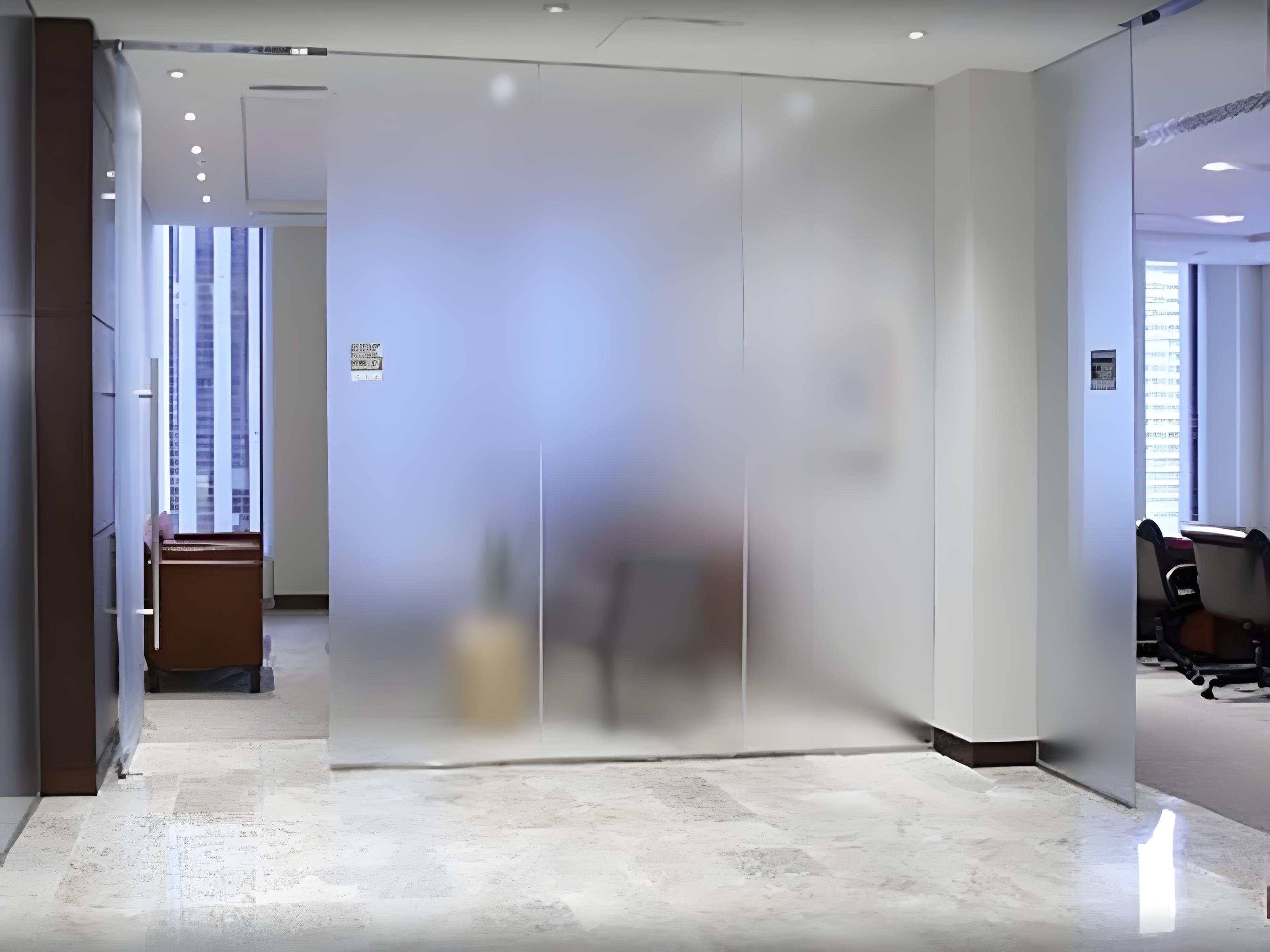 Verre dépoli gravé à l'acide