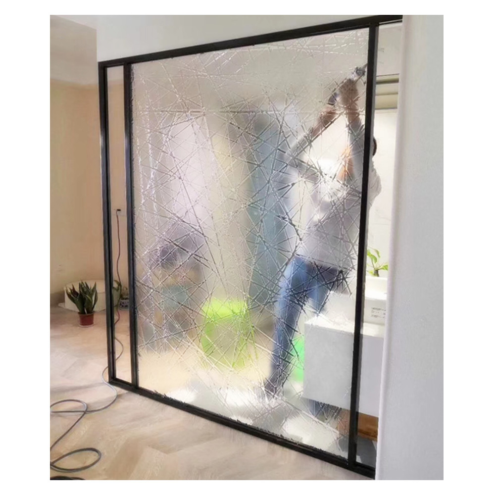 Motifs croisés clairs / ultra clairs Verre thermofusible