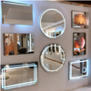 Miroir de décoration murale avec lumière LED