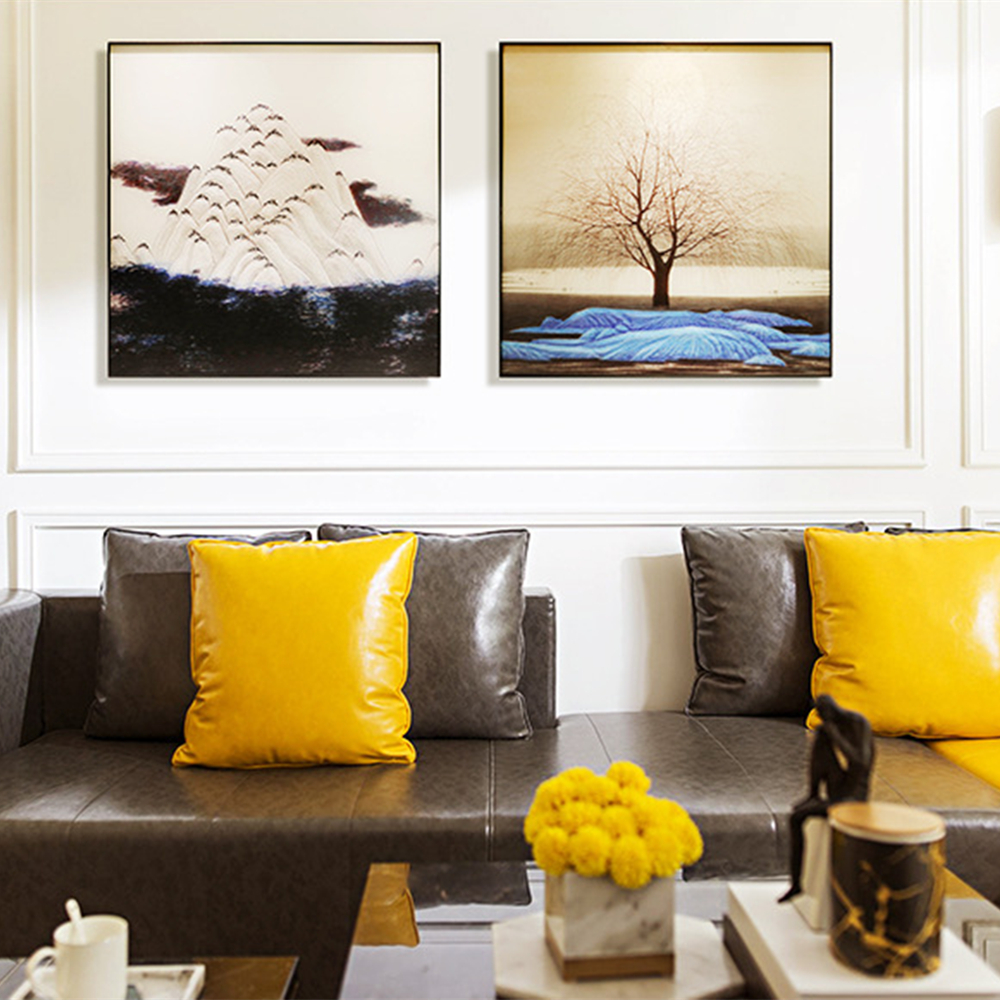 Peinture sur verre de style moderne pour la décoration de la maison