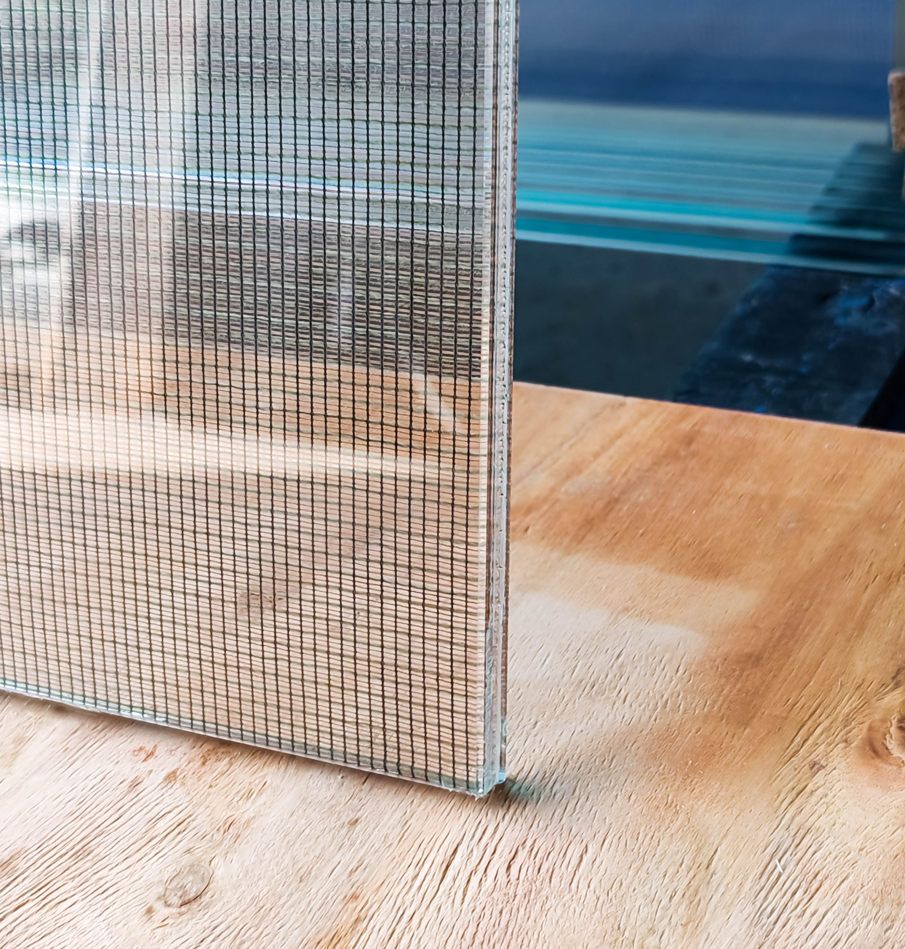 Verre feuilleté intercalaire en soie