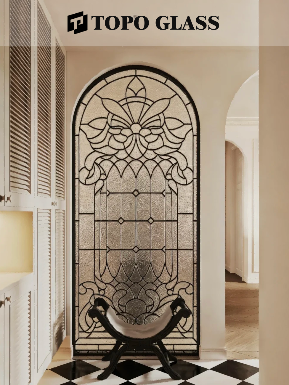 Verre &agrave; motifs 