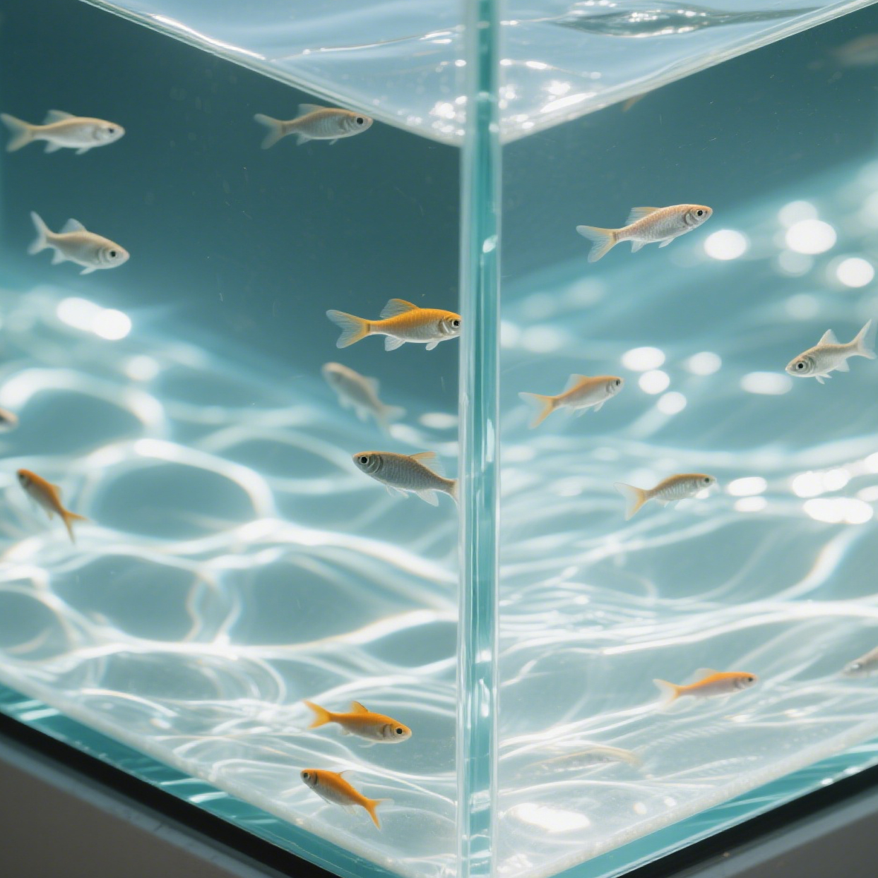 Verre d'aquarium