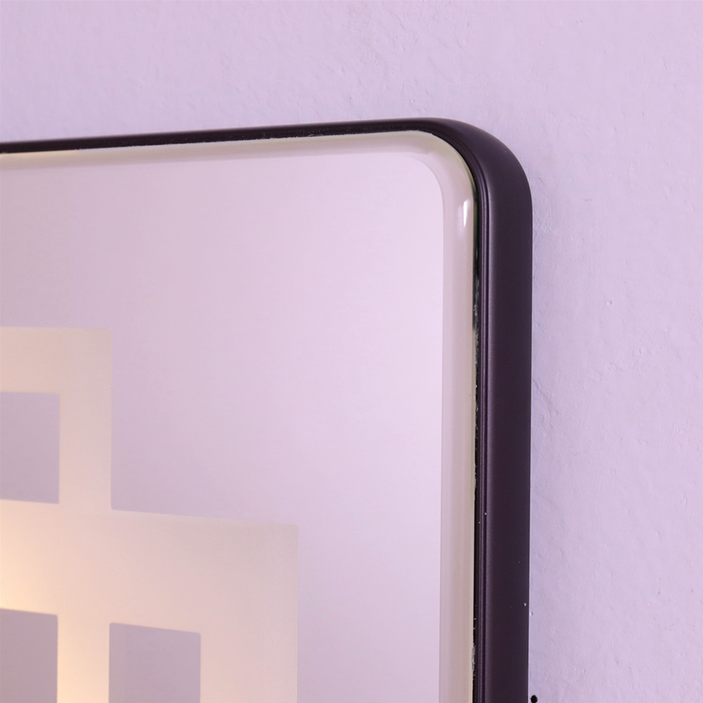 Lavabo de salle de bain 3mm-6mm miroir HD argenté