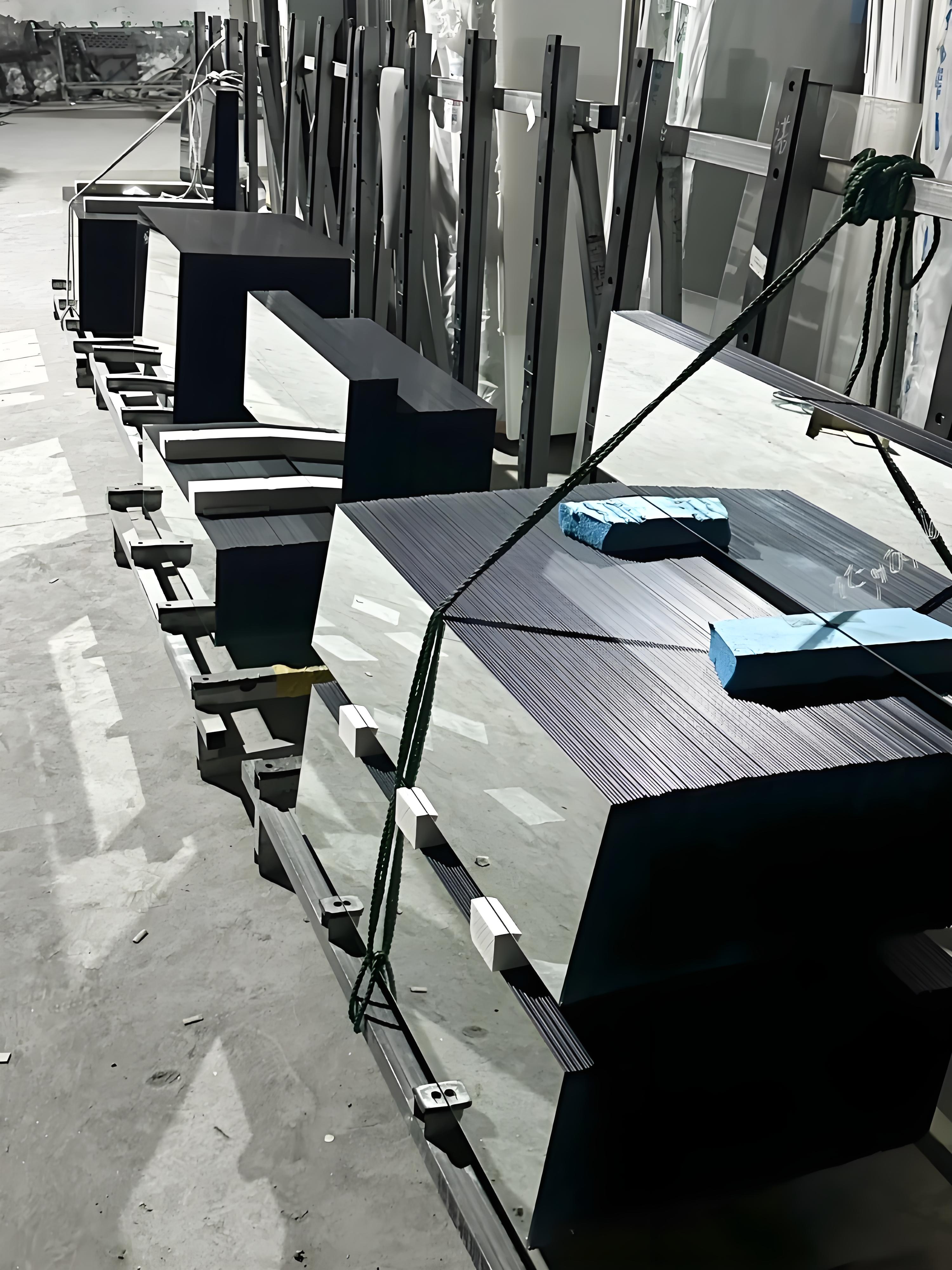 Verre miroir trempé