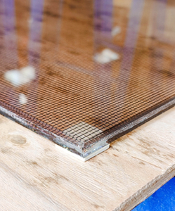 Verre feuilleté intercalaire en soie