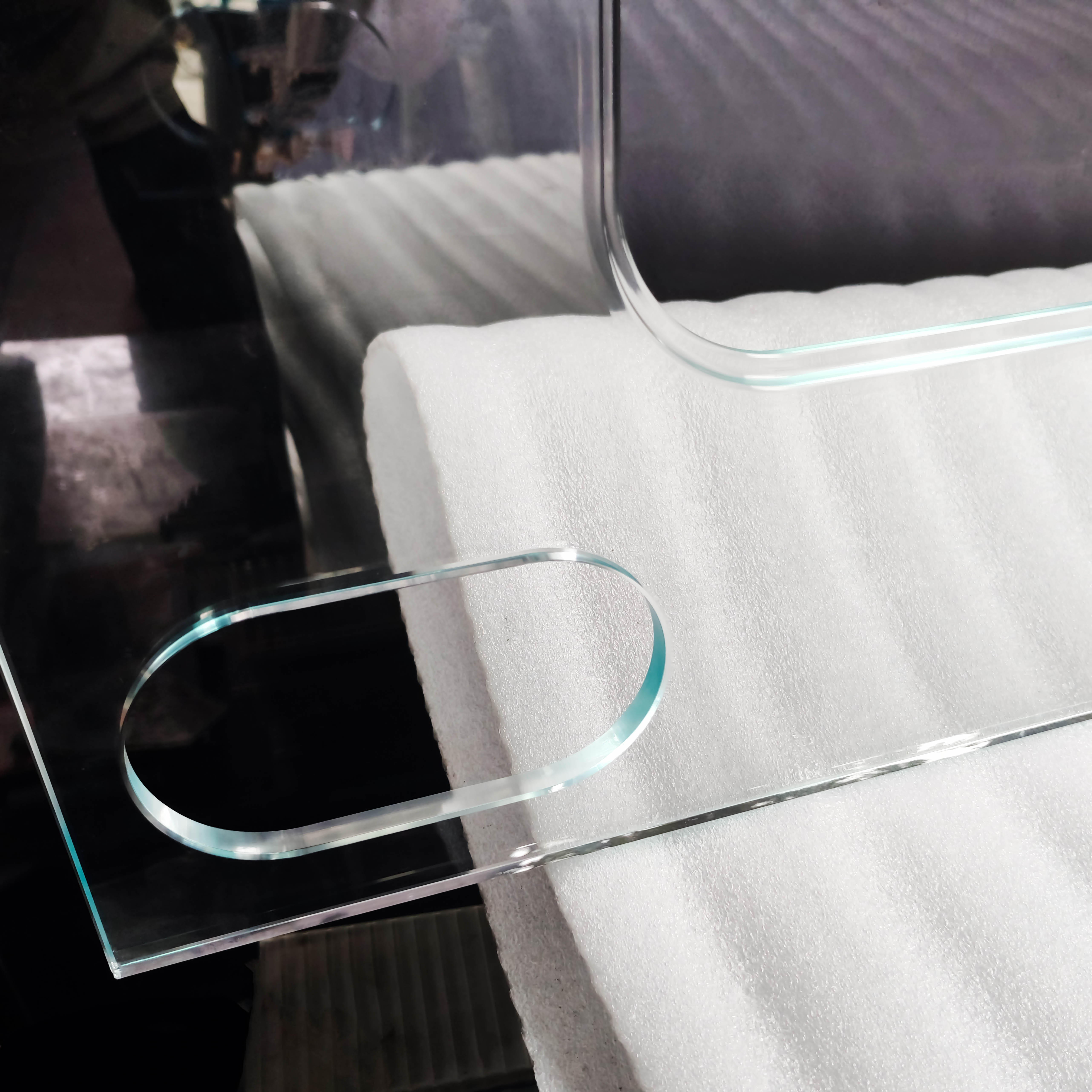 Verre renforcé intégré pour aquariums