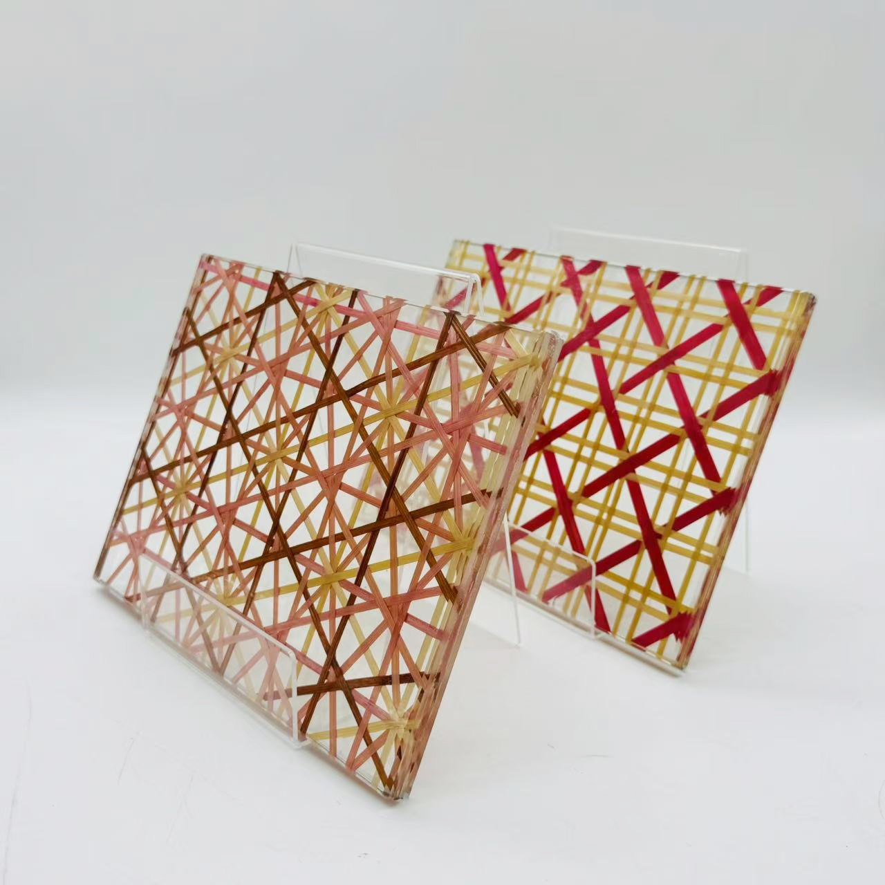 Verre feuillet&eacute; tiss&eacute; en bambou (5)