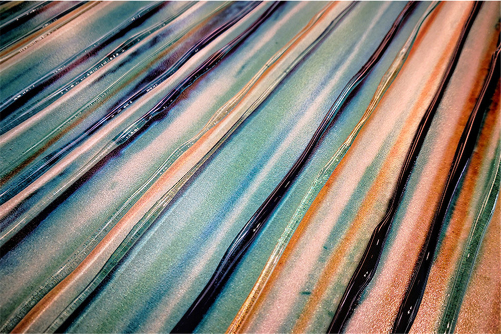 Achetez de la peinture sur verre colorée de style chinois pour la décoration de la maison