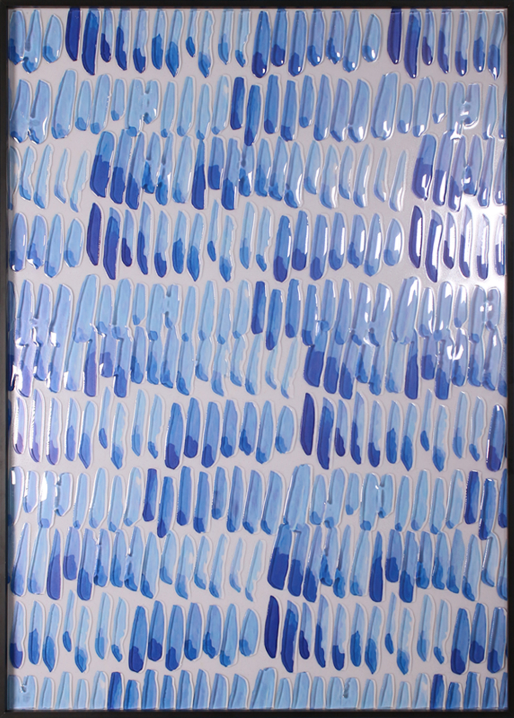 Vente en gros Nordic Nouveau Design Plantes Vertes Fleur Tenture Murale En Verre Décor Peinture