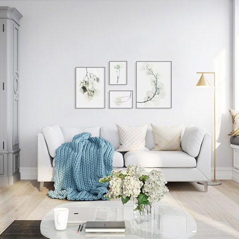 Cinq ensembles de peintures L'art chinois de la feuille verte a sculpté la peinture suspendue en verre de fusion