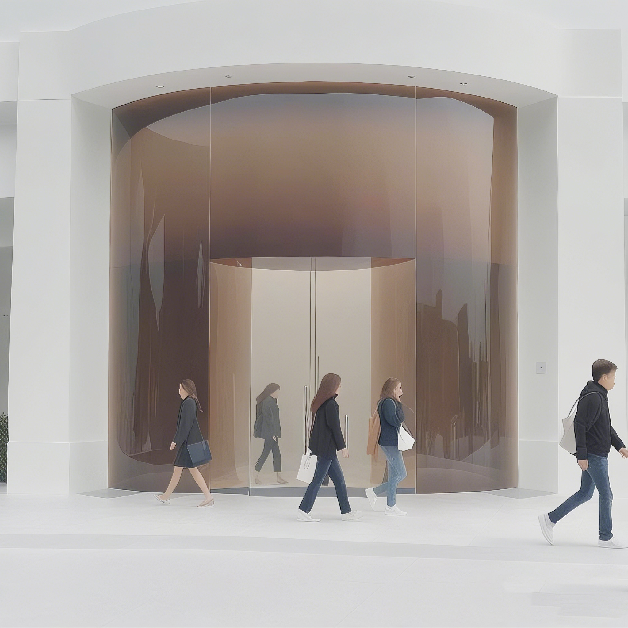 Verre intérieur décoratif miroir biseauté