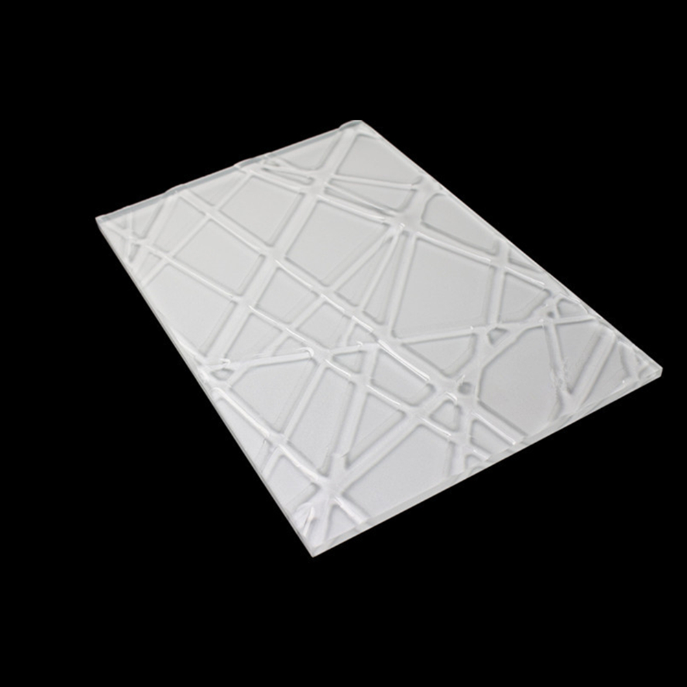 Motifs croisés clairs / ultra clairs Verre thermofusible