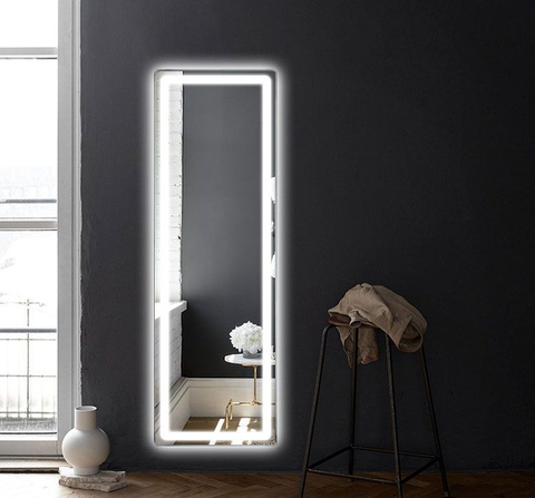 Miroir décoratif à LED pour salle de bain