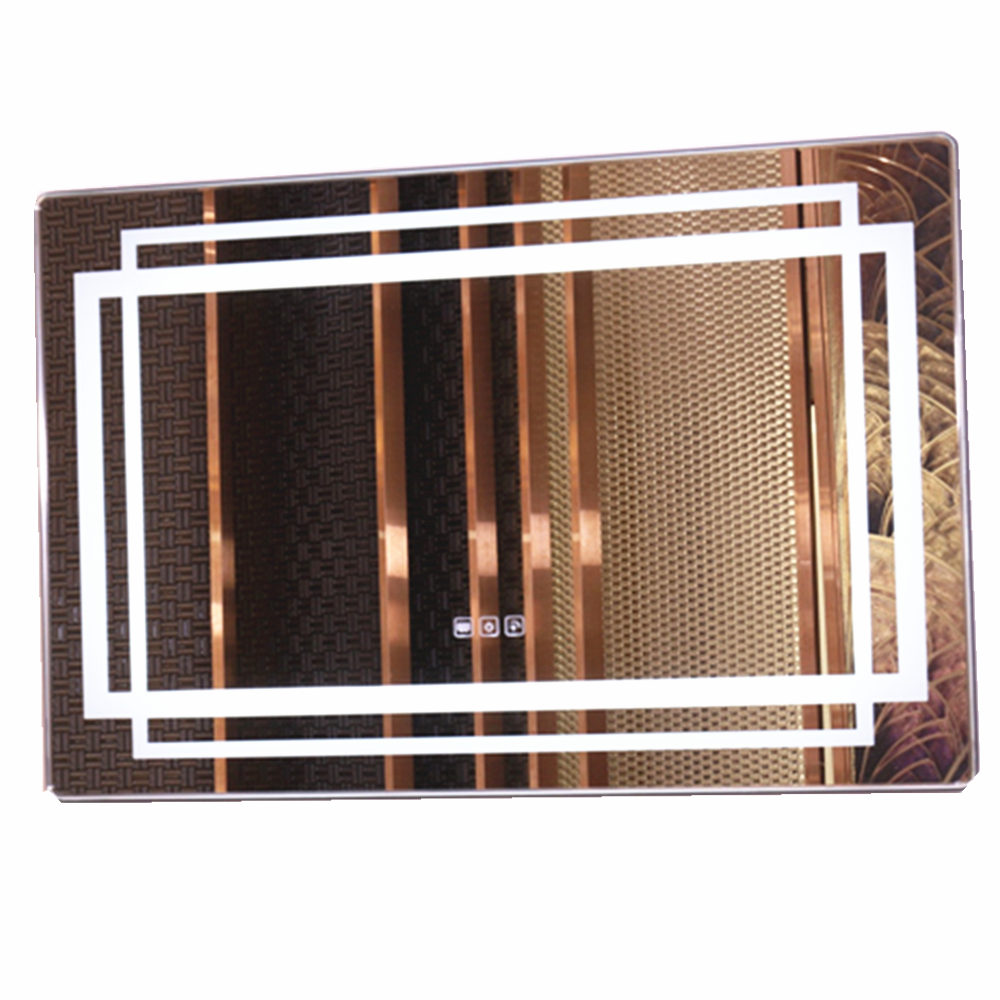 Lavabo de salle de bain 3mm-6mm miroir HD argenté