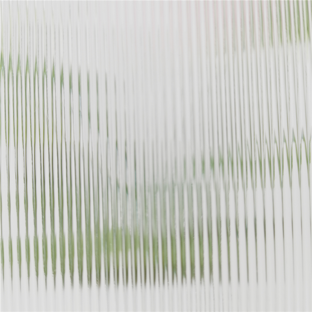 Verre transparent à motif flutélite de 3 mm 4 mm 5 mm