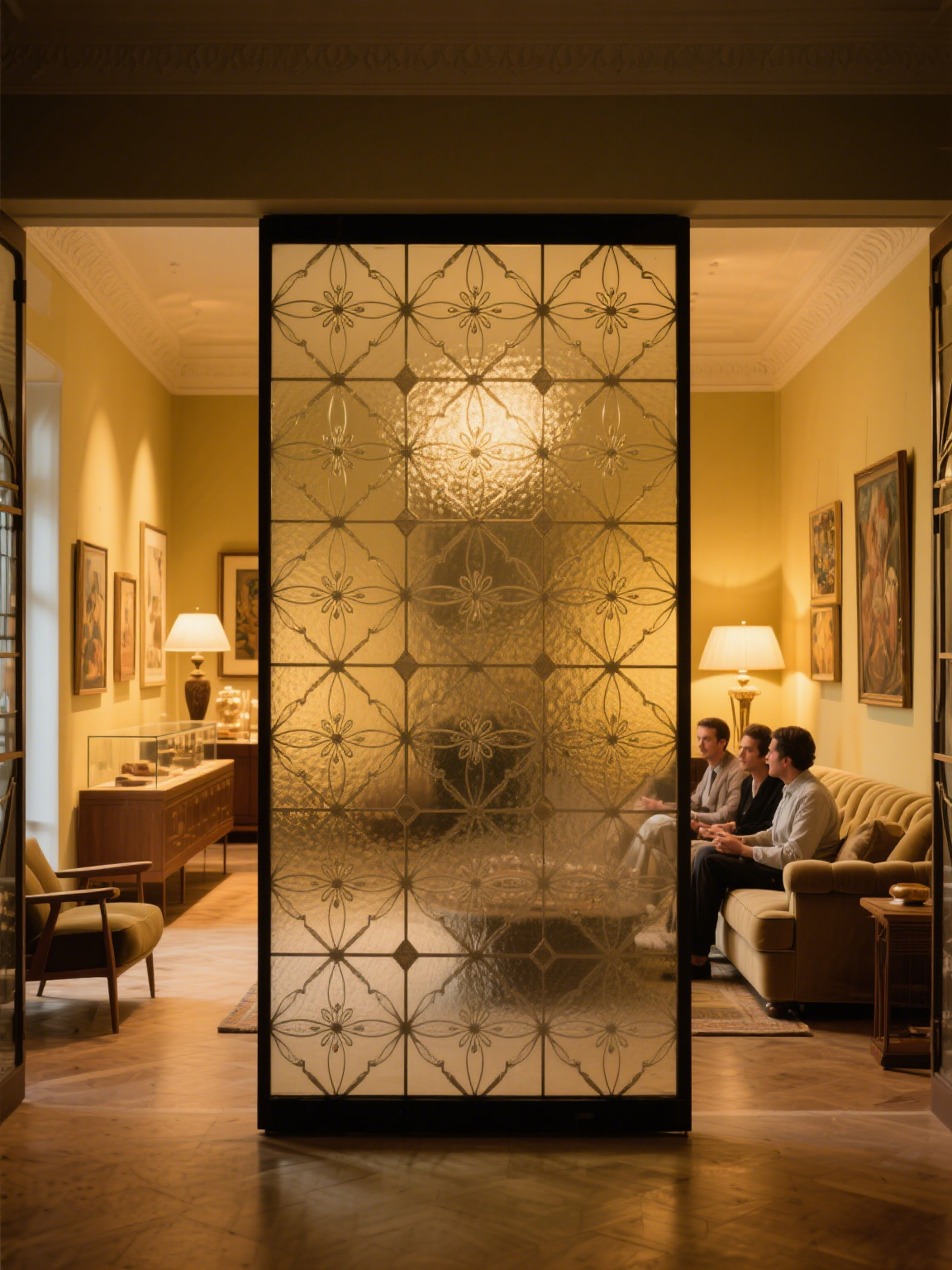 Verre &agrave; motif textur&eacute;