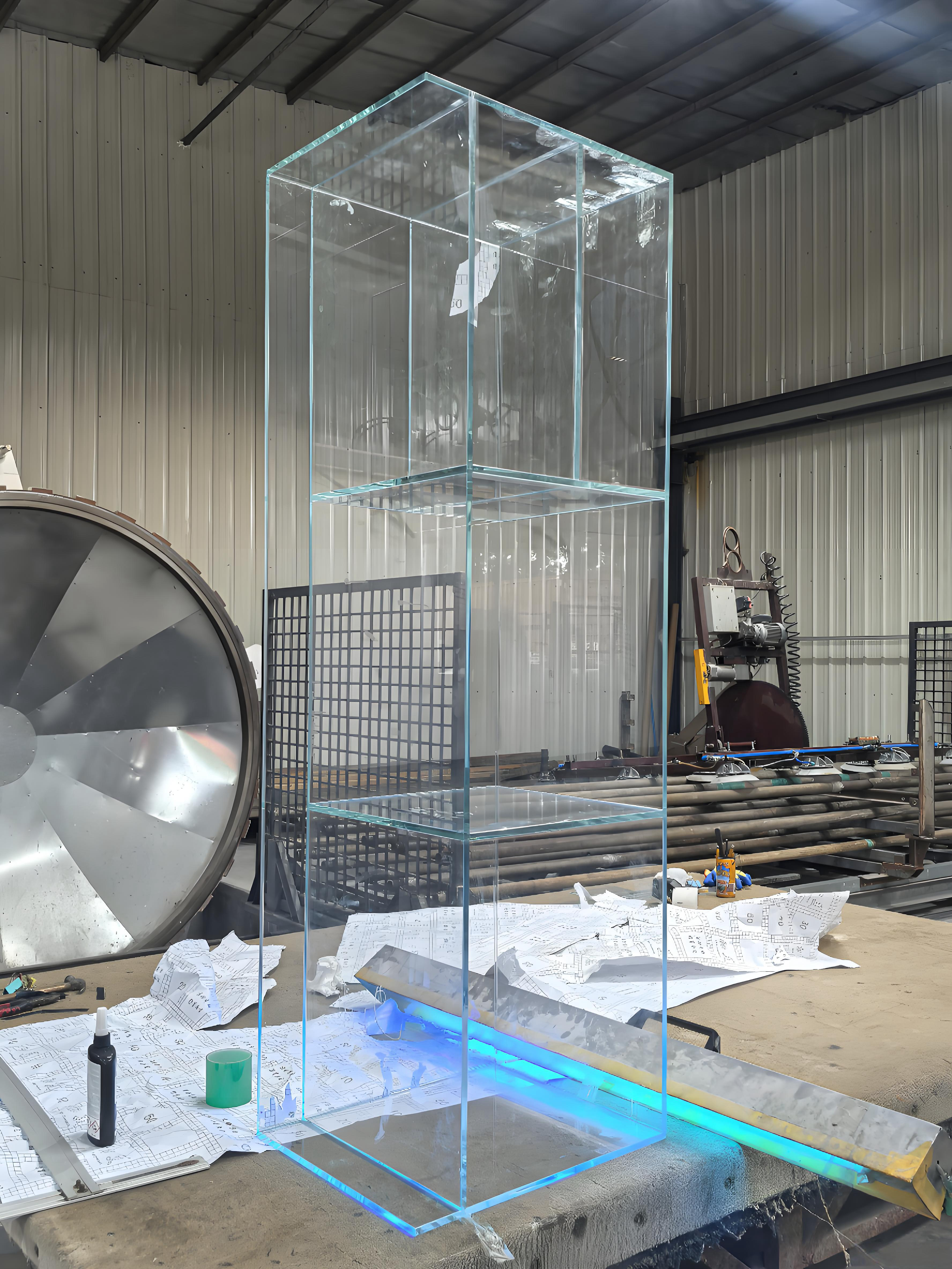 Coffret d'&eacute;talage en verre (12)